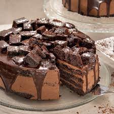 Chocolate Cake 18 Cm gambar png