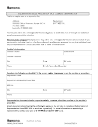 Submit humana prior authorization list 2017 pdf forms and. Free Humana Prior Rx Authorization Form Pdf Eforms