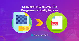 convert png to svg in java using
