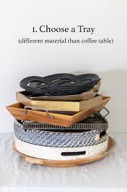 The Basics Of Coffee Table Styling