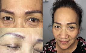 semi permanent makeup before and after