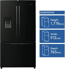 This french door refrigerator review highlights the key peculiarities of such devices and is useful for making a right choice! Hisense Hr6fdff630b 630l French Door Refrigerator At The Good Guys