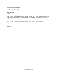 Example Letter Of Resignation Medical Assistant Resignation Letter