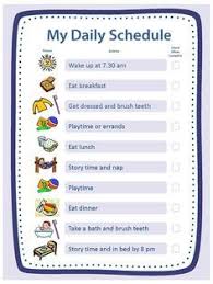 Free Blank Templates For Daily Schedule Chore Chart Reward