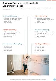 household cleaning proposal exle
