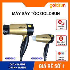 Máy Sấy Tóc Goldsun GHD2001 Công Suất 1000W, Máy Sấy Tóc Có Thể Gấp Gọn,  Siêu Bền Sấy Mạnh Nhanh Khô - Bảo hành 12 tháng - Dụng cụ tạo kiểu tóc