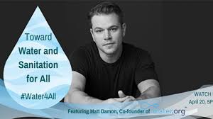 Matt damon's children live a life of comfort. Toward Water And Sanitation For All Featuring Matt Damon Co Founder Of Water Org World Bank Live