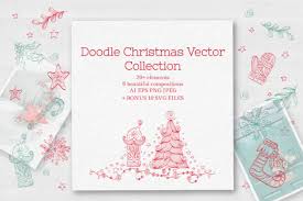 Doodle Christmas Vector Collection Graphic By Tatyana Zenartist Creative Fabrica
