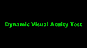 Dynamic Visual Acuity Test 60fps Youtube