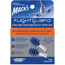 Got a clogged eustachian tube after your plane trip? Amazon Com Original Adult Earplanes By Cirrus Healthcare Earplugs Airplane Travel Ear Protection 1 Pair Health Personal Care