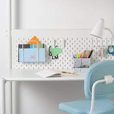 New ikea tolsby blue 4x6 tabletop picture frame holds 2 photos. Vitval Loft Bed Frame With Desk Top White Light Grey Ikea