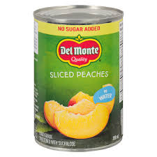 del monte sliced peaches in water