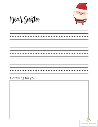 free printable dear santa letters