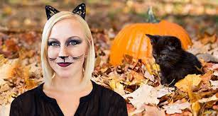 cat makeup look for halloween