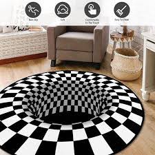 3d vortex carpet round optical illusion