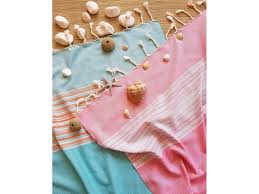 Търсите качествени плажни кърпи за лятото? 2 Broya Plazhni Krpi Peshemal Pareo Antaliya Sini