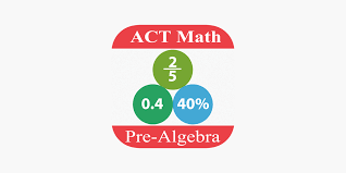 Act Math Pre Algebra On The App