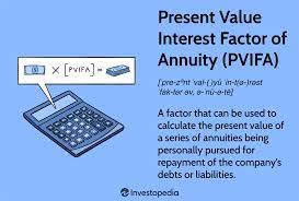 present value interest factor of