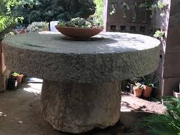 Mill Stone Table This Outdoor Table Is