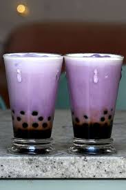 make taro milk tea taro bubble tea