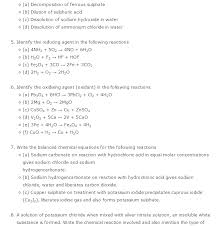Chemical Reactions And Equations