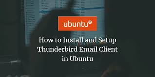 setup thunderbird email client