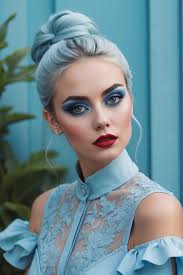 mastering light blue makeup looks tips