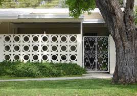 mid century decorative concrete blocks