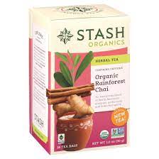 stash organic rainforest chai herbal