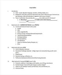 26 Sample Essay Outlines Doc Pdf Examples