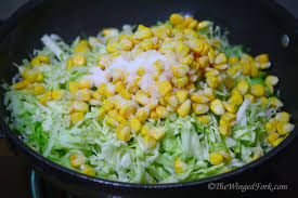 Or add as per taste. Easy Cabbage And Corn Vegetable Recipe The Winged Fork