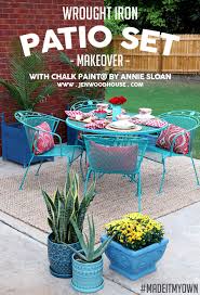 paint patio furniture with chalk paint