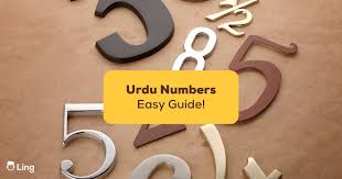 easy guide to urdu numbers and counting