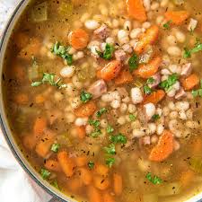 easy navy bean soup ham and navy beans