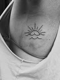 It is cleanly drawn and contains simple but well this picture contains palm trees, a large body of water, a sailboat and more. 20 Radiant Sun Tattoos For Women In 2021 The Trend Spotter