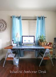 See more ideas about sawhorse, sawhorse desk, desk. How To Build A Sawhorse Desk For Both Rustic And Modern Offices