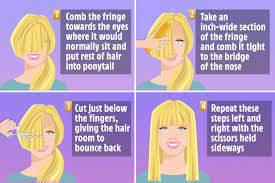 Comb through each part, and then slide your index and middle fingers down each section of hair to guide you. How To Cut Men S And Women S Hair At Home In Easy Step By Step Guides