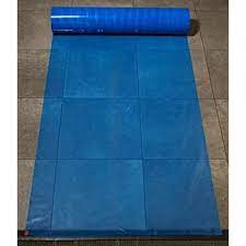 blue polypropylene tile protection