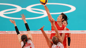 The game starts with a serve that sends the ball over the net to the opponent's side. Chinese Women S Volleyball Team Suffer Opening Loss In Tokyo Cgtn