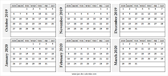 January To December Calendar 12 Months Calendar Template