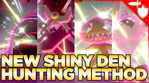 How to Hunt for a 100% Shiny Max Raid Den in Pokemon Sword and Shield  *UPDATED* - YouTube