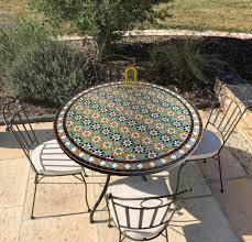 Round Coffee Table Mosaic Coffee Table