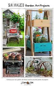 89 Salvaged Garden Art Projects Easy
