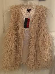 Faux Fur Vest Jacket Unisex Clothing