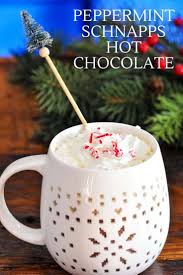 peppermint schnapps hot chocolate