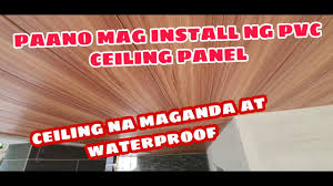 paano mag install ng pvc ceiling panel