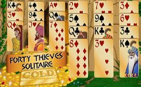 forty thieves solitaire play