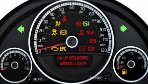 vw up dashboard warning lights dash