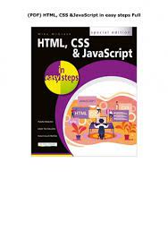 pdf html css javascript in easy