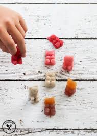 homemade gummy bears with no added